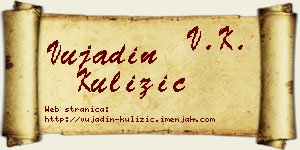 Vujadin Kulizić vizit kartica